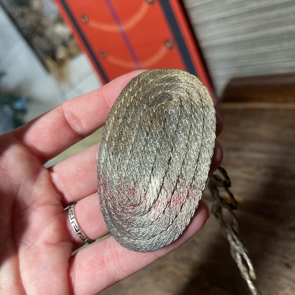 Vintage Silver-Tone Braided Statement Belt - Picture 11 of 12